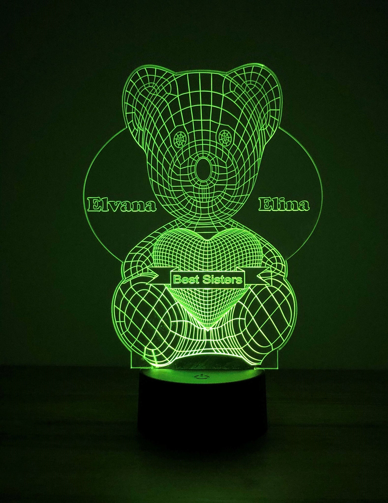 Teddybär 3D LED Lampe