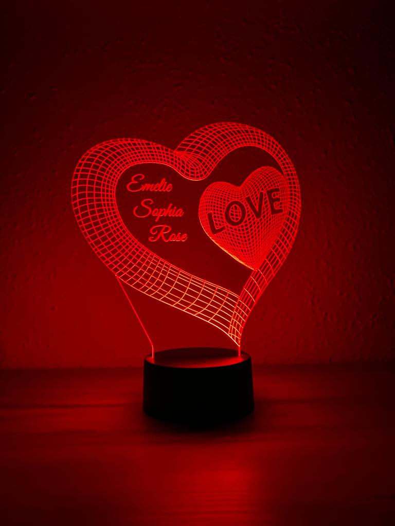 Herz LOVE 3D LED