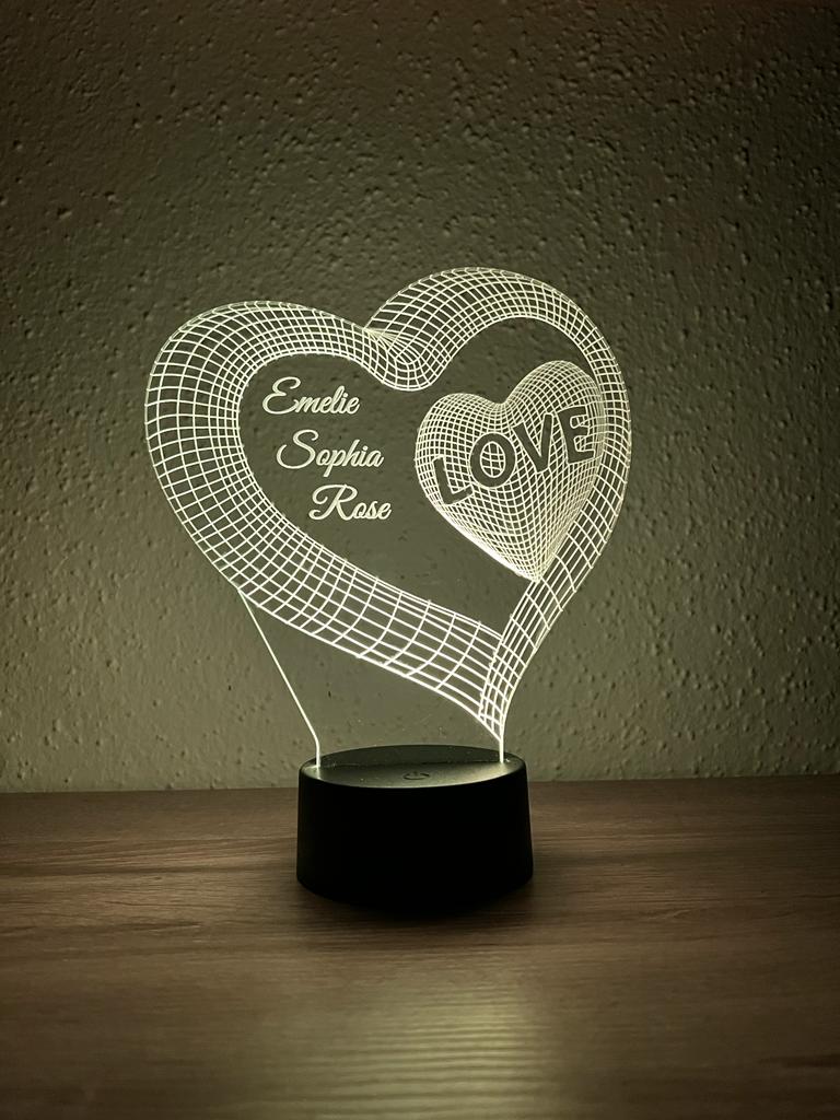 Herz LOVE 3D LED